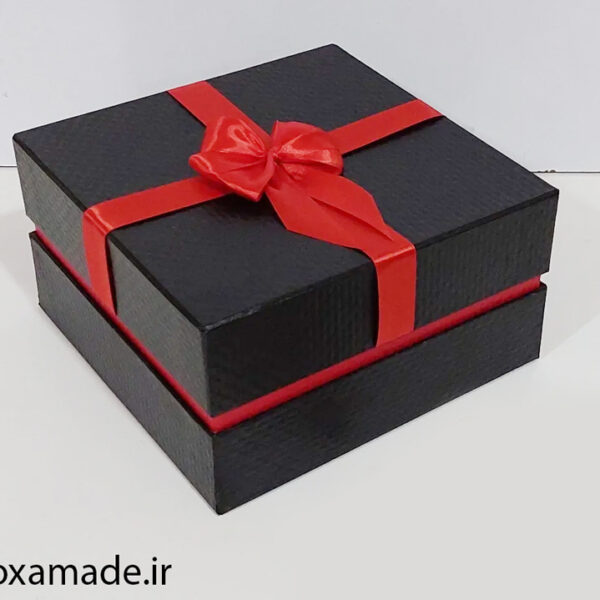جعبه کادویی سه تیکه لوکس سایز 22 در 22