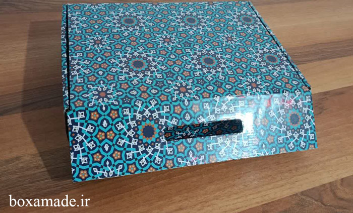 باکس لمینتی سنتی مناسب هدایای یلدا و نوروز سایز 35 در 27 در 9